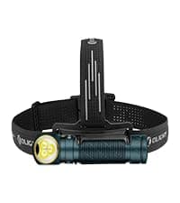 OLIGHT Perun 2 Mini Headlamp 1100 Lumens LED Head Flashlight, Rechargeable Headlight with Red Light Option, Great for Working, Hiking, Camping and Climbing (Black Cool White: 5700~6700K)