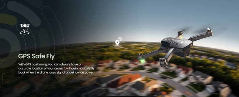Holy Stone HS175D GPS Drone with 4K Camera for Adults, Under 249g, Foldable RC Quadcopter with Auto Return, 46 Mins Long Flight, Follow Me, Brushless Motor, Circle Fly, Waypoint Fly, Altitude Hold