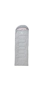 Lightweight Mummy Sleeping Bag 2.87lbs, Backpacking Sleeping Bag 42℉-55℉, Nylon Shell and Lining, Compact, Ultralight Sleeping Bag for Backpacking Camping Hiking