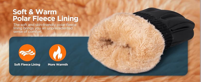 rivmount Winter Gloves Women Men, Thermal Ski Gloves for Cold Weather with Warm, Waterproof, Touchscreen for Running, Skiing