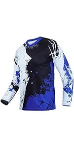 Weimostar Men's Cycling Jersey MTB T Shirt Long Sleeve Mountain Bike Motorcycle Outdoor Bicycle Clothes