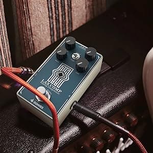 Donner Compressor Guitar Pedal, Lax Comp Compressor Pedal for Electric Guitar and Bass, Classic Peak Limiter Style Compressor with 2 Band EQ Boost Effect Pure Analog True Bypass