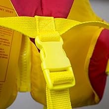 Stohlquist Infant Life Jacket, US Coast Guard Approved, Type II Life Vest (20-30 lbs) for Babies and Toddlers, Support Collar with Grab Handle, PFD for Pools, Lakes and Boating