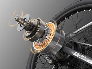 Electric Bike for Adults, 1000W Peak Ebike, 50Miles 21.7MPH Electric Mountain Bike, 26" Adult Electric Bicycle with 48V Removable Battery, Fenders,7 Speed, Front Suspension, UL 2849 Certified