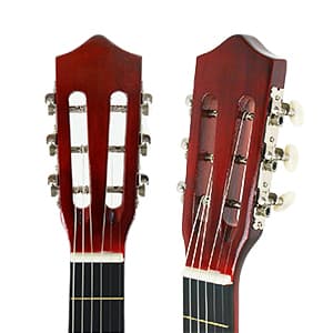 38 Inch Beginner Acoustic Guitar, 6-String Guitar Starter Kit for Starters with Gig Bag, Strings, Strap, Pitch Pipe and Pick, Natural