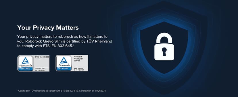 roborock Qrevo Slim Robot Vacuum and Mop Combo, 8.2cm Ultra-Slim, 3D Sensing Tech, Advanced Obstacle Recognition, 11,000Pa Suction, FlexiArm Side Brush & Mop, Auto Mop Washing & Drying, Self-Emptying