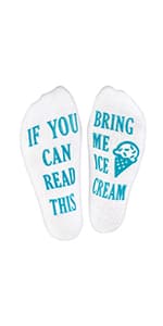 Haute Soiree Women's Novelty Socks - “If You Can Read This, Bring Me Some” - One Size Fits All