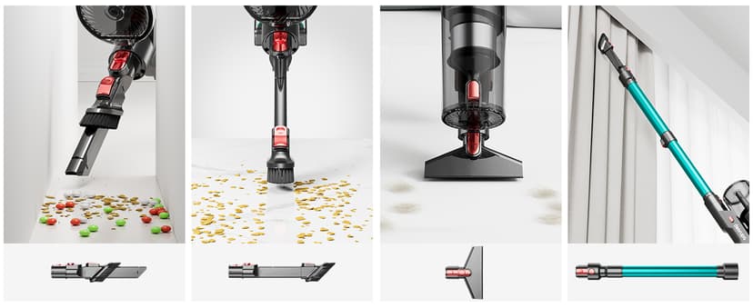 Cordless Vacuum Cleaner, 600W 50KPA 70Mins Vacuum Cleaners for Home, Stick Vacuum with Charging Dock Station, Anti-tangle Wireless Vacumm, Rechargeable Cordless Vacuum for Pet Hair/Carpet/Hard Floor