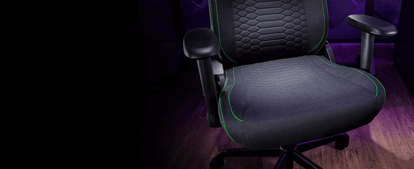 Razer Iskur V2 X Ergonomic Gaming Chair: Built-in Lumbar Support - Widened Seat Base - High Density Foam Cushions - Adjustable 152 Degree Recline - 2D Armrests - Plush Fabric Finish - Black