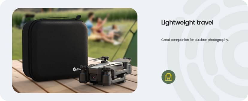 Holy Stone HS440 Foldable FPV Drone with 1080P WiFi Camera for Adult Beginners and Kids; Voice Gesture Control RC Quadcopter with Modular Battery for long flight time, Auto Hover, Carrying Case
