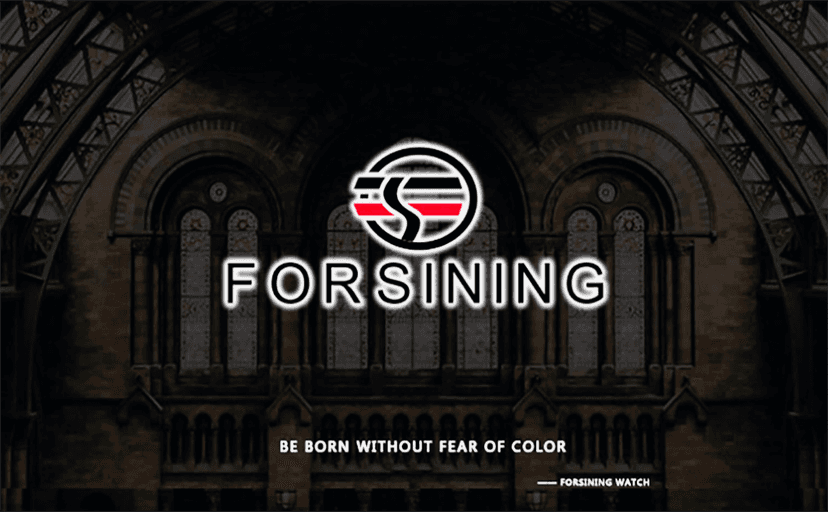 FORSINING Men's Self Winding Waterproof Automatic Stainless Steel Skeleton Tourbillon Calendar Wrist Watch