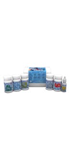 ITS 486201-KM Pool Exact EZ Photometer Master Pool Test Kit | 10 Parameters - F/C/T Chlorine, pH, Alkalinity, Calcium, Cyanuric, Copper, Salt, & Phosphate | 25 Tests All Parameters | NSF Certified
