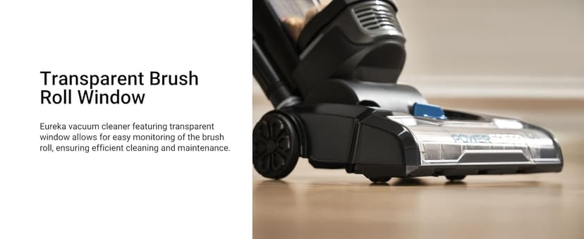 Eureka PowerSpeed Lightweight Upright Vacuum Cleaner for Carpet and Hard Floor, Powerful Bagless Upright Vacuum Cleaner for Home Pets, NEU181A, Blue