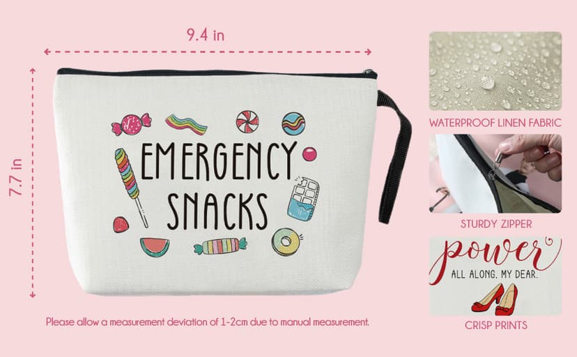 Friends TV Show Christmas Wedding Birthday Gift for Friend, BFF Sister - I'LL be There for YOU Friends Jztco Bestie Gifts for Women Makeup Bag, Friendship Gifts for Women B09NK25NXW
