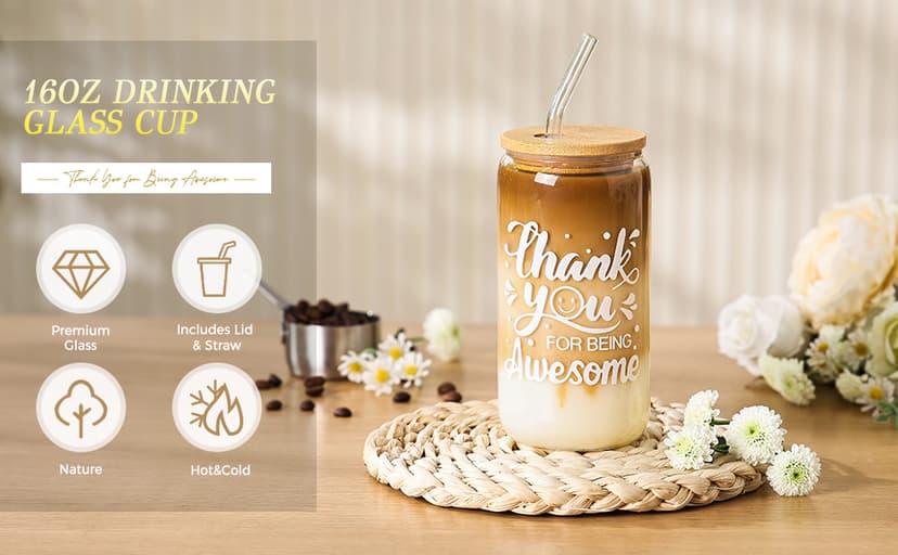 Thank You Gifts for Women, Employee Appreciation Gifts, Thank You Gift Basket Appreciation Gift for Women, Coworkers, Teacher, Nurse, Friends, Mom, Her, Boss