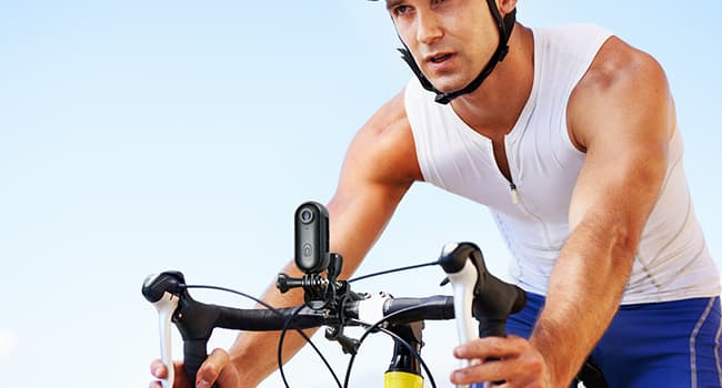 Losfom Z10 4K Action Camera, 128GB Wearable Sports Camera with Waterproof Case, Magnetic Clip, and Quick-Mount Accessories, Small Body Cam for Cycling, Diving, Travel (No WiFi No Bluetooth