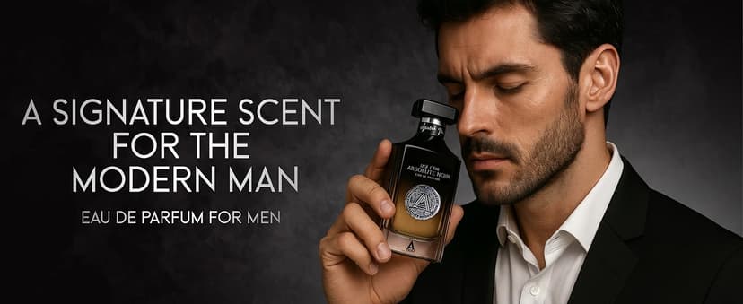 Absolute Noir Eau De Parfum for Men 100Ml 3.4Oz - Luxurious and Long Lasting Fragrances with Top Notes of Bergamot, Lemon, Grapefruit, Pink Pepper - Best Alternative for Absolu Aventus