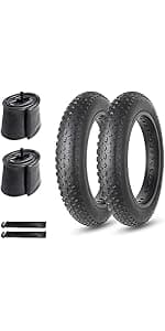 26x2.125 Cruiser Bike Tires: MOHEGIA 2-Pack 26 Inch Folding Tires with Pair Bike Tubes & Tire Levers Replacement Set for Beach Cruiser and Urban Commuting Bicycle