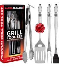 Alpha Grillers Meat Thermometer Digital - Instant Read Food Thermometer for Cooking Grilling Air Fryer Griddle Probe Kitchen Gadgets Essentials BBQ Accessories Grill Gifts for Men Him Dad Birthday