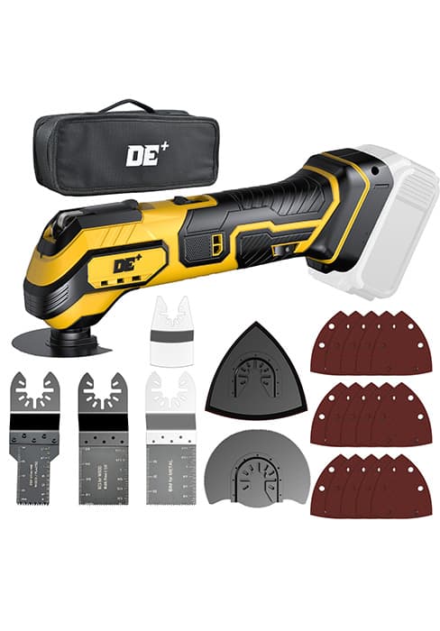 DeForce Cordless Ash Vacuum, for DeWalt 20V Max Battery, 4-Gallon Portable Vacuum Cleaner, Black, with Hose Nozzles HEPA Filters Wheels, for Pellet Wood Stove BBQ Grill (Bare Tool ONLY)