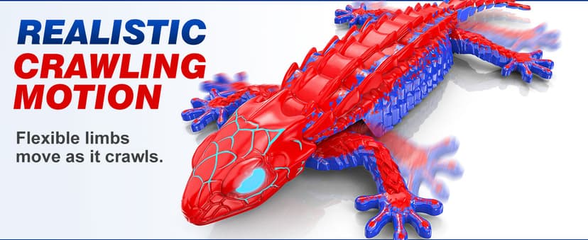360° Rotating RC Stunt Car with Light, Wall Crawler Lizard Toys for 3-12 Year Old Boys Girls Kids Toys RC Wall Climbing Gecko, Rechargeable Remote Control Robot for Kids B0GYWVLG6M