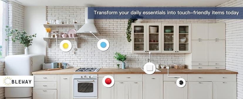 Bump Dots for Visually Impaired 165 Pcs Combo Pack(Red,Yellow,Black,White) - Low Vision Aids Braille Stickers Raised Tactile Dots for Elderly, Blind