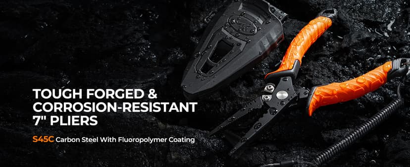 Corrosion Resistant Fishing Pliers, Fillet Knife, Scissors, 55 lb Floating Fish Lip Gripper, Multi-Function Fishing Tools KastKing SteelStream Fishing Tool Set, Fishing Gear B0F2FQ6CD9