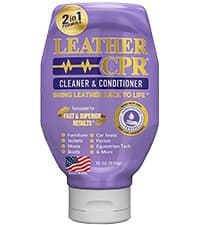 Leather CPR Cleaner & Conditioner 18oz - Cleans, Conditions, Restores & Protects Leather Furniture, Handbags, Car Seats, Interior, Jackets, Boots, Purses, Shoes, Couch, Saddles, Tack & More