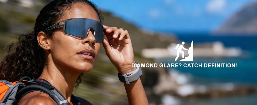 QALLY Polarized Sports Sunglasses for Men, UV400 Protection Mens Sunglasses Wrap Around Sun Glasses for Cycling Running