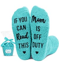 HAPPYPOP Gifts for Mother in Law - Mothers Day Socks Keychain with Greeting Card, Mom in Law Birthday Gifts Christmas Stocking Stuffers
