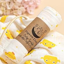 Golray 9pcs Newborn Baby Gift Baskets for Boys Girls Baby Shower, 2 Rattle/Seat Hang Toy/Blanket/Bodysuit/Bib/ 3D Socks/Wood Milestone/Carry Box, Neutral New Born Essential Stuff Unisex Baby Gifts Boy B0DL9ZDMC1