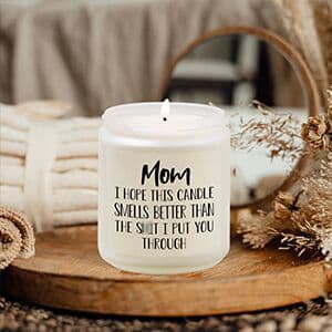 Gifts for Mom from Daughter Son, Mothers Day Birthday Christmas Thanksgiving Gifts for Mom,Stepmother Adoptive Mother, Lavender Scented Candle