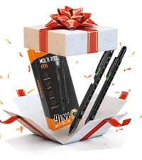 Birthday Gifts for Mens, 9-1 Multi Tool Pen, Mens Gift for Him Dad Husband, Anniversary Christmas Gift for Him, Cool Gadgets KEZKALS Gifts for Men 9 in 1 Multitool Pen Stocking Stuffers for Men Adults B09QM6GZ4R