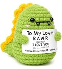 Mini Gifts for Him Her Couple Christmas Valentine’s Day To My Love Handmade Crochet Anatomical Heart Love Gift for Women Boyfriend Girlfriend Husband Wife Anniversary Christmas Valentines Birthday