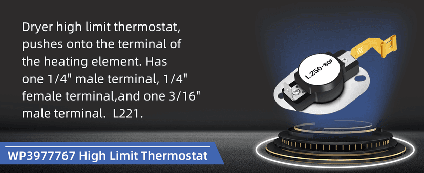 【Upgraded】279838 W10724237 Dryer Heating Element for Whirlpool Wed4815ew1 Maytag Centennial Medc215ew1 Kenmore 70 80 Series Model 110 Amana Ned4655ew1 Roper Admiral,Replaces 2406026 3403585 3398064