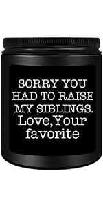 Homsolver Friends Birthday Christmas Gifts for Women, Friend Funny Scented Soy Candles Gift, Our Friendship Candle Premium Lavender Scent