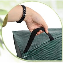 Leaf collector leaf scoop,Foldable yard waste bag,Extra large lawn bags leaf bags,Heavy leaf pick up tools leaf loader,Reusable yard garden bags for leaves lawn trash (200L)