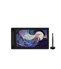 HUION KAMVAS Pro 16 Drawing Tablet with Screen, 15.6 inch Pen Display Anti-Glare Glass 6 Shortcut Keys Adjustable Stand, Graphics Tablet for Drawing, Writing, Design, Work with Windows, Mac and Linux