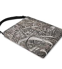 URMONA Portable Hunting Seat Cushion, 11.4 x 15.7 x 2.8in Thickening Lightweight Outdoor Cushion, Waterproof Sponge Dirty Proof Pad for Hunting, Camping, Stadium, Outdoor Sports, Fishing