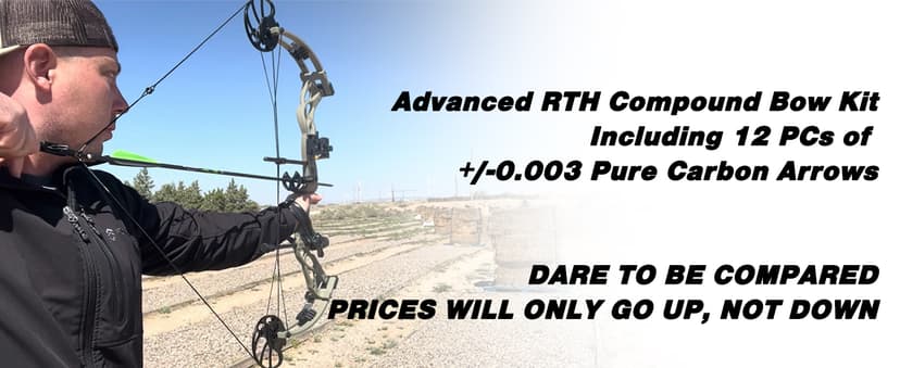 Sanlida Dragon X9 Ready to Hunt Compound Bow Package for Adults, Archery Compound Bow and Arrow Set, 0-70 Lbs Draw Weight, No Bow Press Needed, Limited Life-time Warranty, RH Only