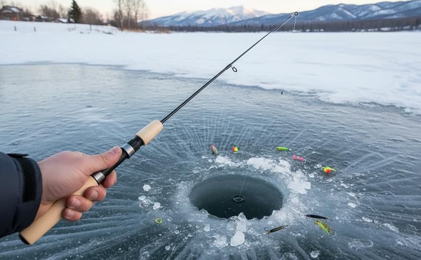 WLngtv Pocket Telescopic Fishing Rod,Winter Rods Ice Fishing Rods Pen Pole Lures Fishing Tackle Spinning Casting Hard Rod Without Reel Useful and Practical Travel Fishing Rod, Gifts for Man (75cm)