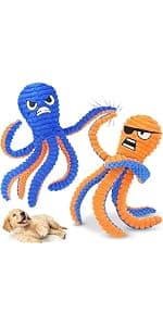 Zeaxuie 9 Pack Luxury Puppy Toys for Teething Small Dogs, Puppy Chew Toys with Cute Squeaky Dog Toys, Ball and More Rope Dog Chew Toys B094XG29MW