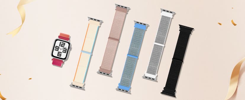 6 Pack Nylon Sport Loop Band Compatible with Apple Watch Band 38mm 40mm 41mm 42mm 44mm 45mm 46mm 49mm Women Men, Soft Adjustable Braided Replacement Straps for iWatch Series 11 10 9 8 7 6 5 4 3 2 1 SE Ultra