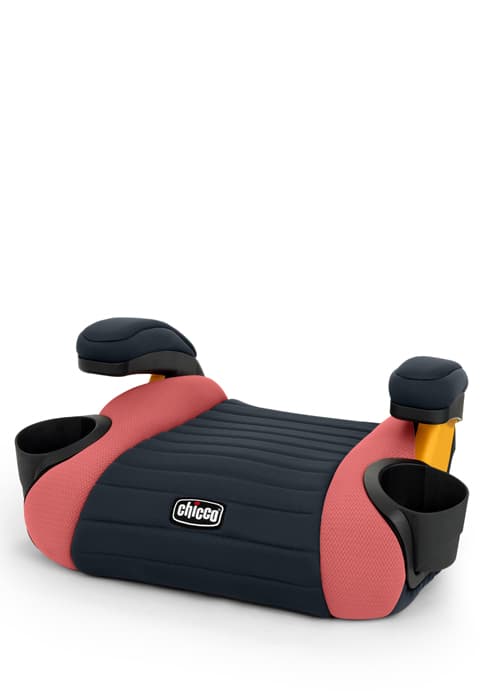 Chicco GoFit ClearTex Plus Backless Booster Car Seat, Latch Attachment, Quick-Release Latch Removal, Portable Car Booster Seat for Children at Least 4 Years Old and 40-110 lbs | Obsidian/Black