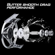 Sougayilang Fly Fishing Reel Large Arbor 2+1 BB with CNC-machined Aluminum Alloy Body and Spool in Fly Reel