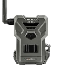 SPYPOINT Flex-S-Dark Ultimate Pack with SD Card + LIT-22 - Solar Cellular Trail Camera – Built-in Solar Panel, 40MP Photos, 1080p Videos + Sound, No-Glow Game Camera, Night Vision, Trail Cam