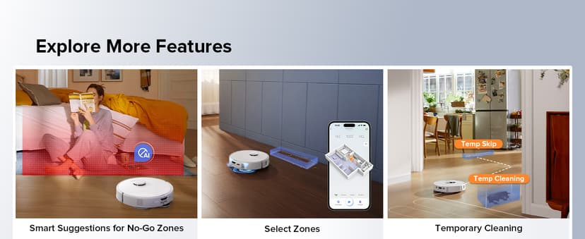 Roborock Qrevo Edge S5A Robot Vacuum and Mop, 18,500Pa, Zero-Tangling, DuoDivide Main Brush, FlexiArm Side Brush, Hot Water Mop Washing & Self-Cleaning, Warm Air Drying, Self-Emptying, White