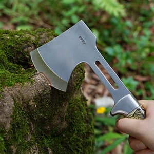 GVDV Hunting Knife Set - 14 Pieces, Portable Butcher Game Processing Kit for Men, Field Dressing Kit with Gut Hook Skinner Knife, Caping knife, Axe, Wood/Bone Saw, Spreader, Gloves, Gifts for Men