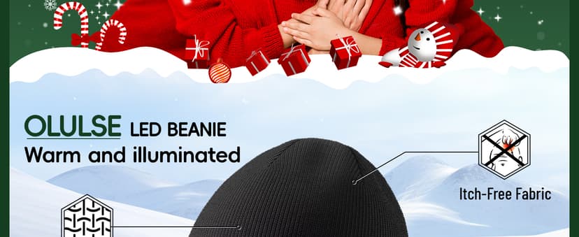 Unisex Beanie with The Light, Gifts for Men Women Husband Him