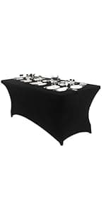Peomeise Stretch Spandex Folding Chair Cover for Wedding Party Dining Banquet Event (White,12pcs)